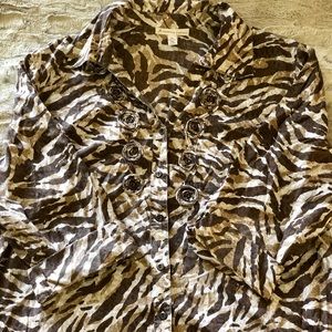 JM Collection 3/4 sleeve Top